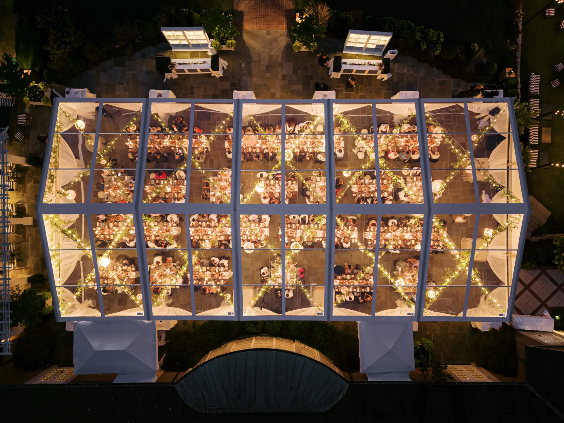 Photo of a Clear Top Structure Tent